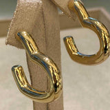 Brinco Argola Tubo Coração